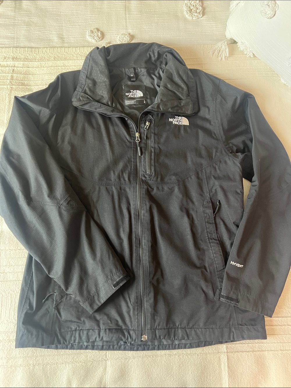 The North Face Men’s Black Waterproof Raincoat